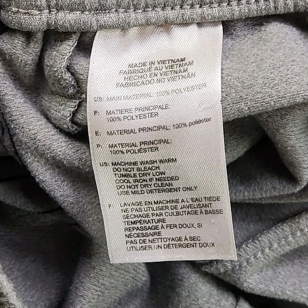 Adidas Sweatpants Men's L Light Gray 3‎ Black Striped Loose Baggy Straight Y2K